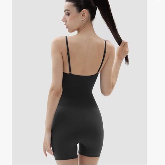PUMIEY Women's Double Straps Unitard Rompers Seamless Workout One Piece XS NWT - Picture 2 of 8